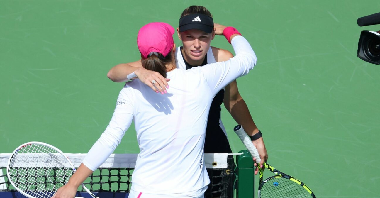 Swiatek Advances to Indian Wells Semifinals After Injured Wozniacki Retires