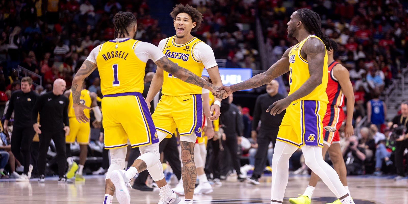 Lakers Lock Up No. 7 Seed With Play-in Tournament Win Over Pelicans, Setting up Rematch With Nuggets