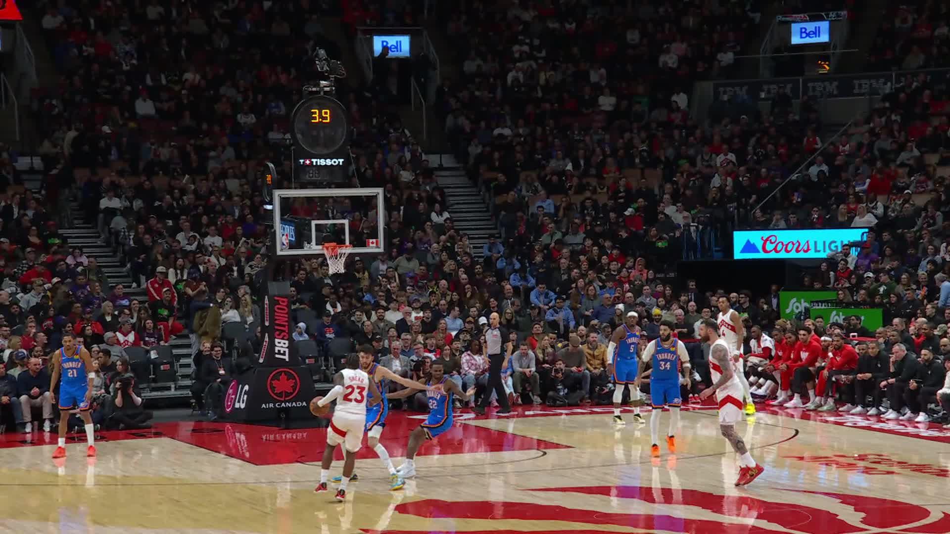 Toronto Raptors vs Oklahoma City Thunder