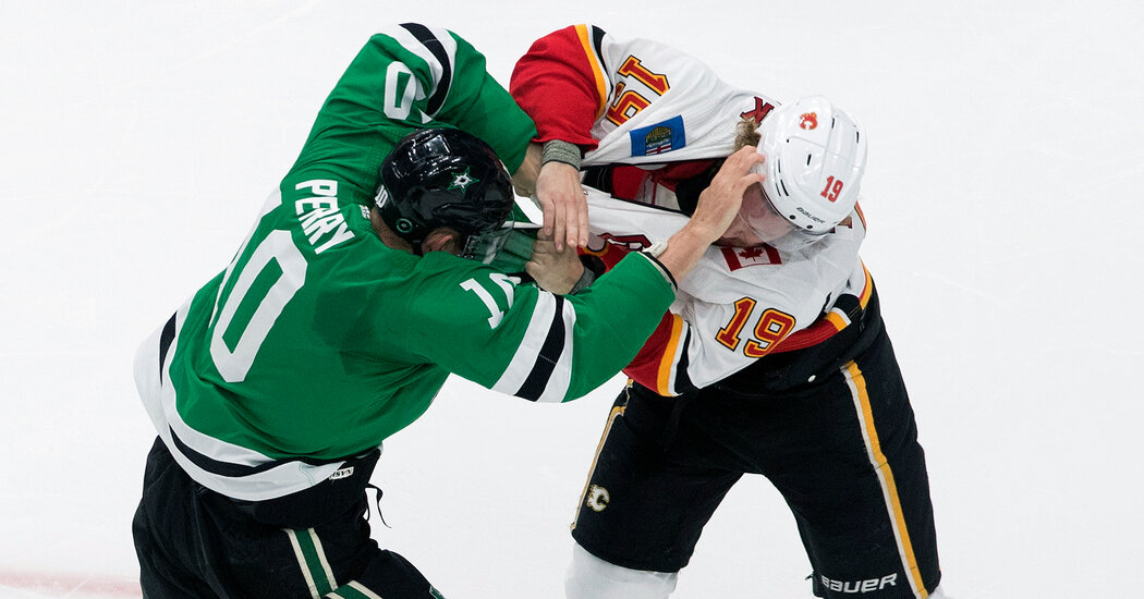 Hockey’s Fights and Handshakes? Not Exactly Socially Distant
