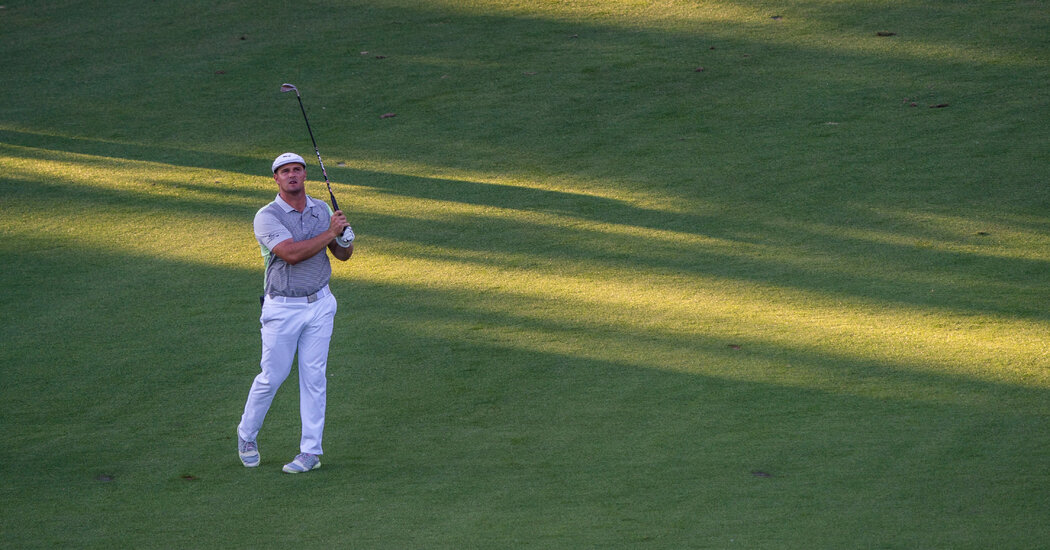 Bryson DeChambeau’s Ball Search Pushes Him Out of Masters Hunt