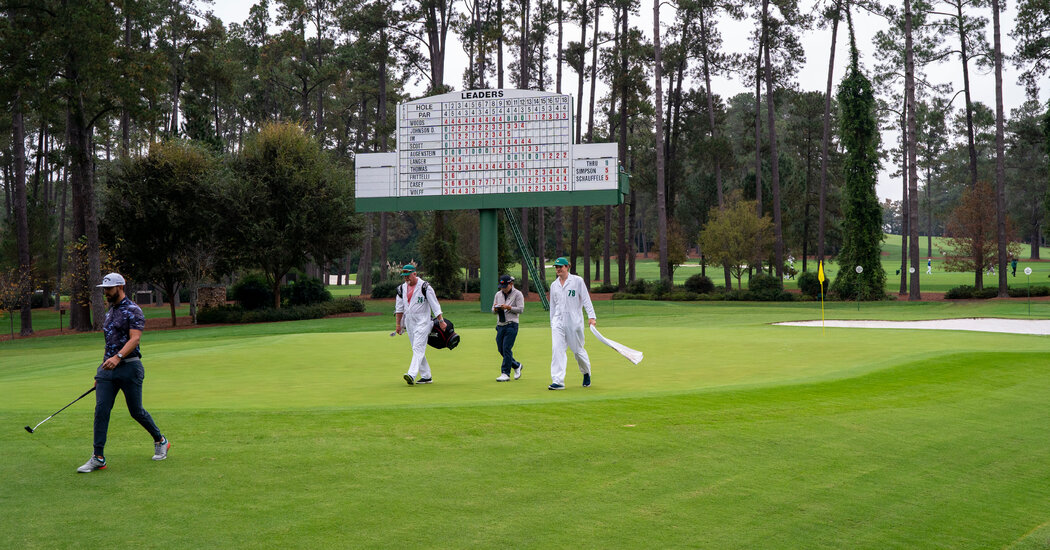 Without Augusta’s Famed Roars, the Masters Goes Quiet