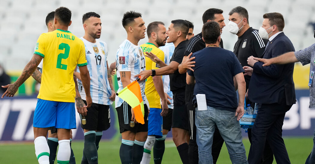 Brazil-Argentina Match Stopped When Health Officials Storm Field