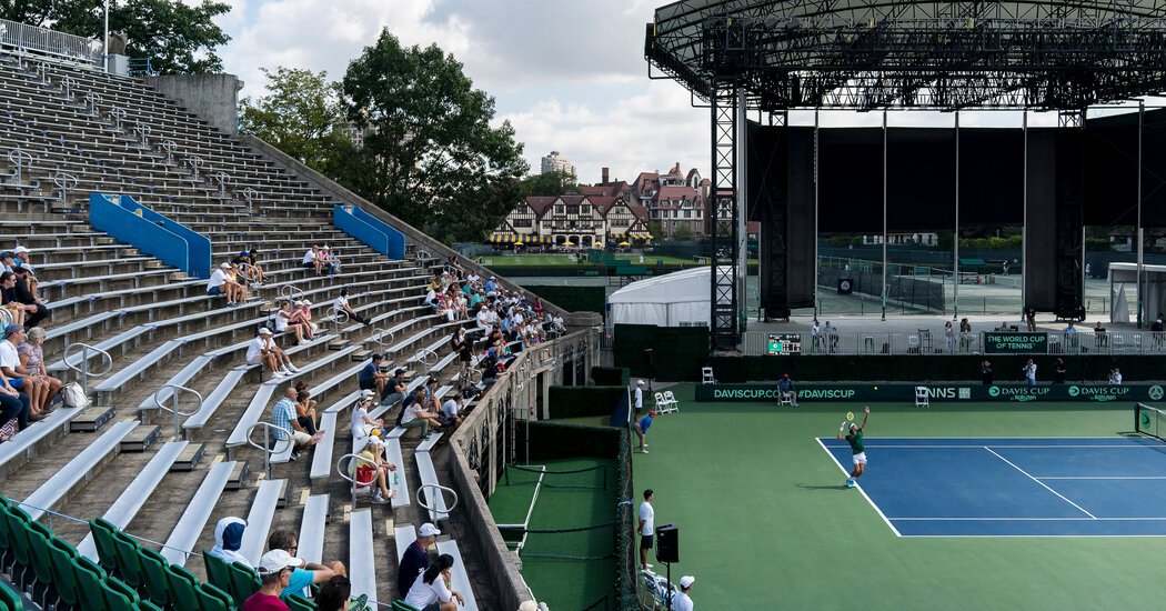 Forest Hills Stadium Hosts Davis Cup Tie for First Time...
